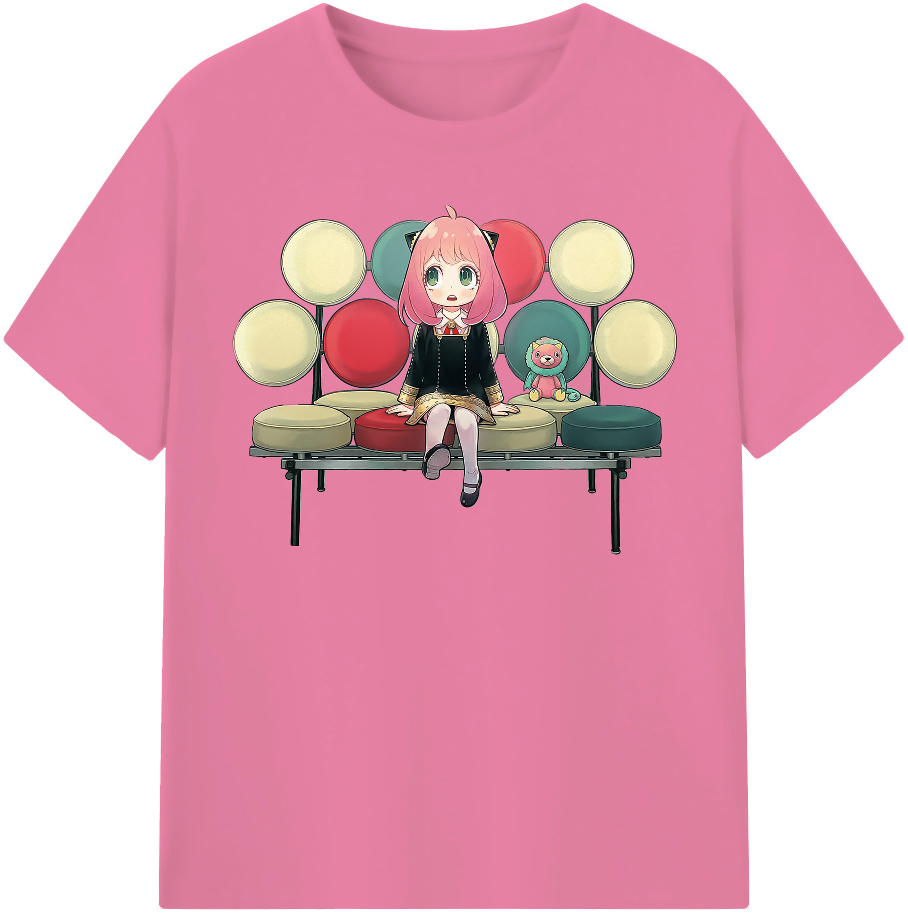 （画像用） SPY×FAMILY间谍家家酒 綿100％半袖Tシャツ（フロントプリント）